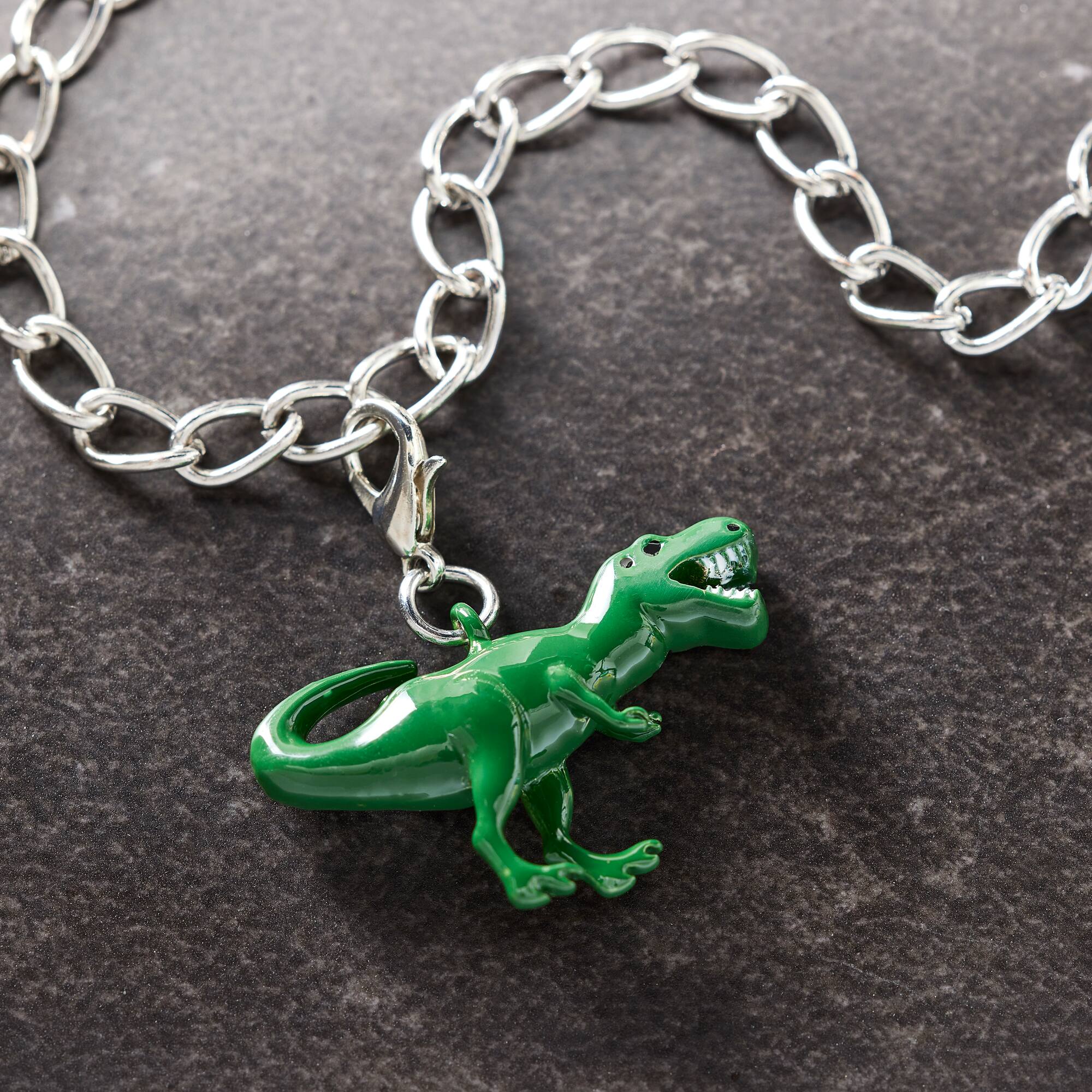 12 Pack: Dinosaur Charm by Bead Landing™